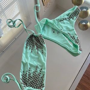 Oceans swimsuit in sea foam green